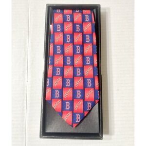NWT Boston Red Sox Necktie Mens's Red Blue Logo‎ MLB Baseball By Eagle Wings